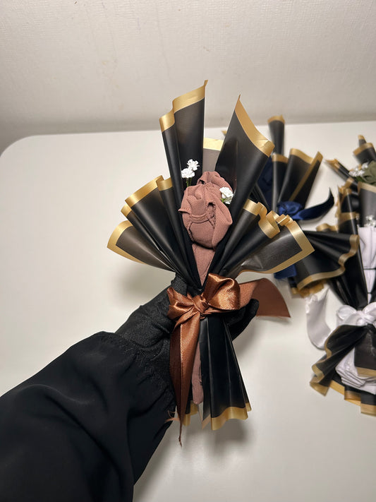 Bouquets niqab individuel taupe 🤎