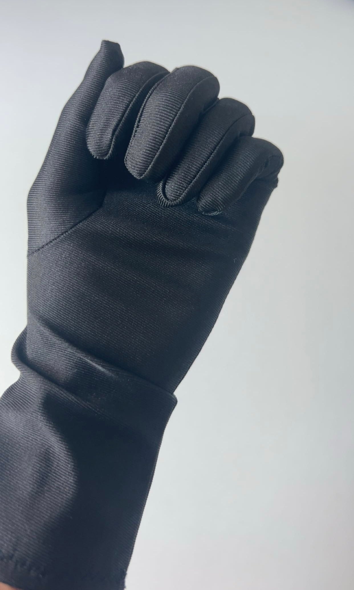 Kit Niqab Noir & Gants Longs Ultra-Tactiles