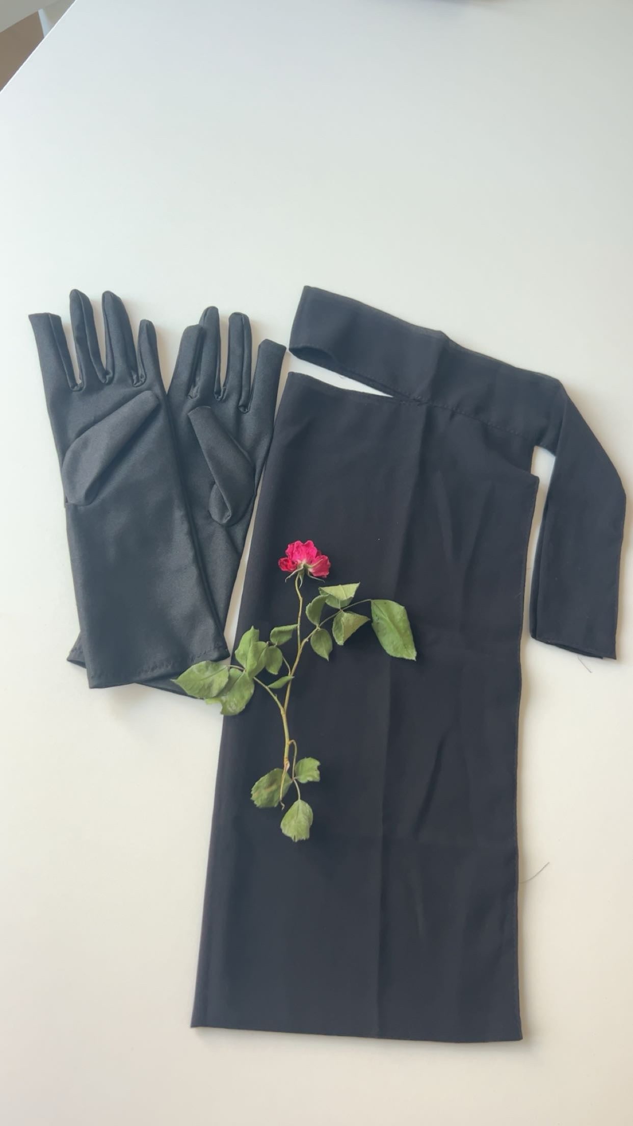 Kit Niqab Léger & Gants Courts Ultra-Tactiles