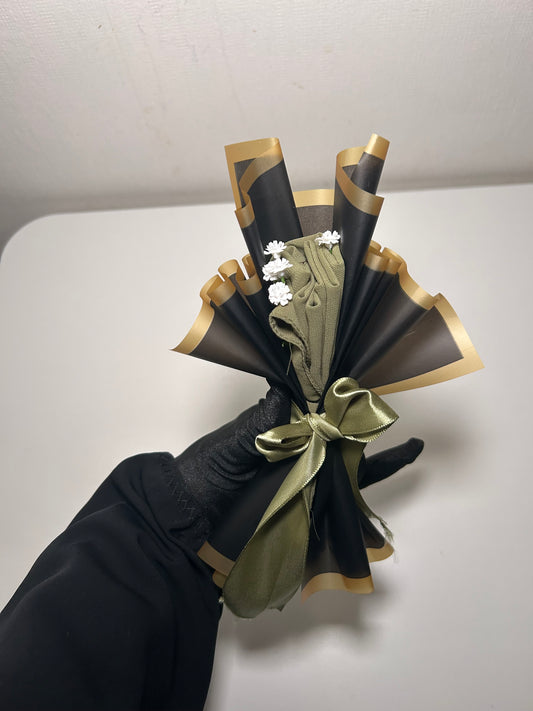 Bouquet individuel niqab kaki 💚