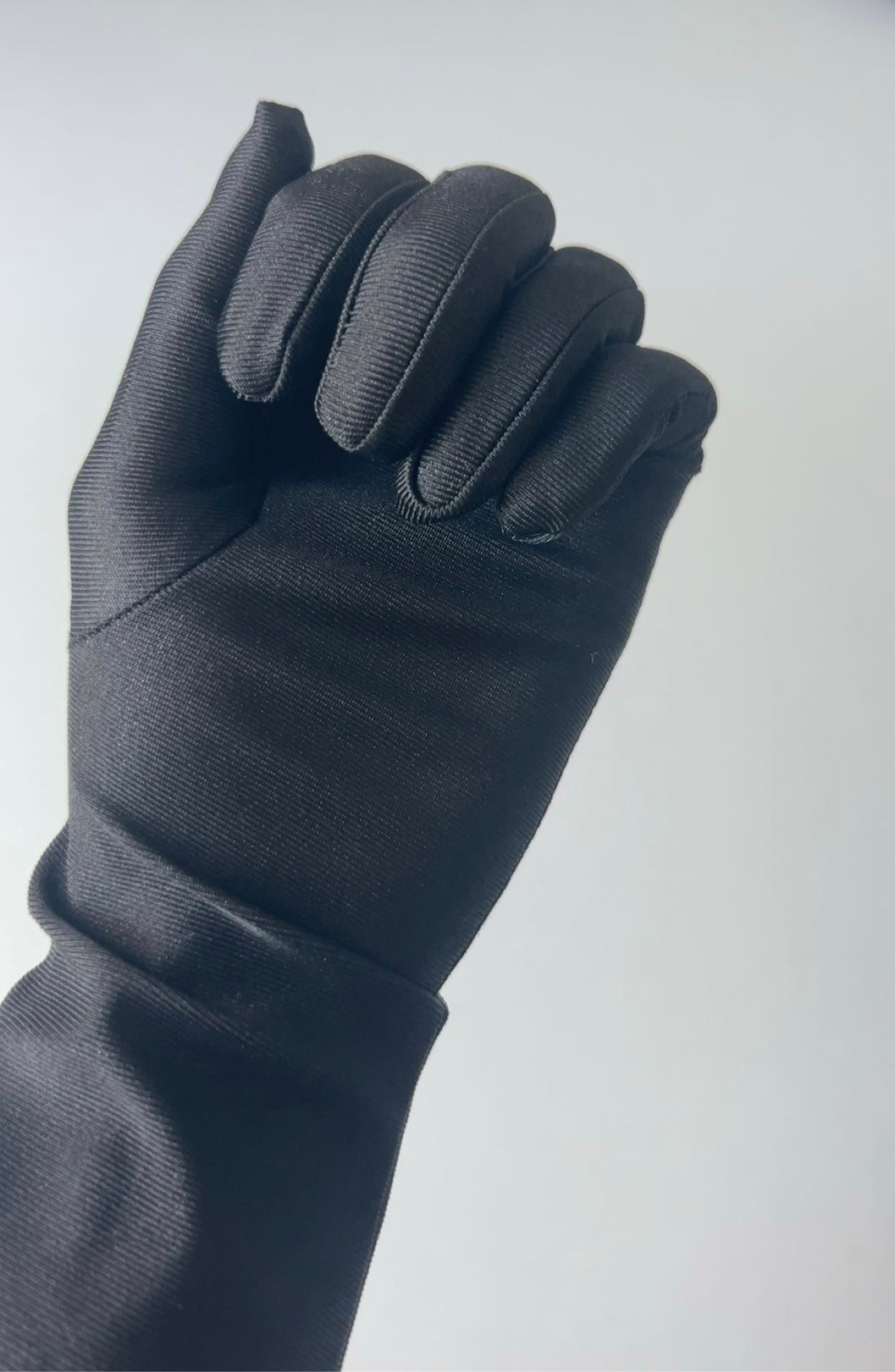 Kit Niqab Noir & Gants Longs Ultra-Tactiles