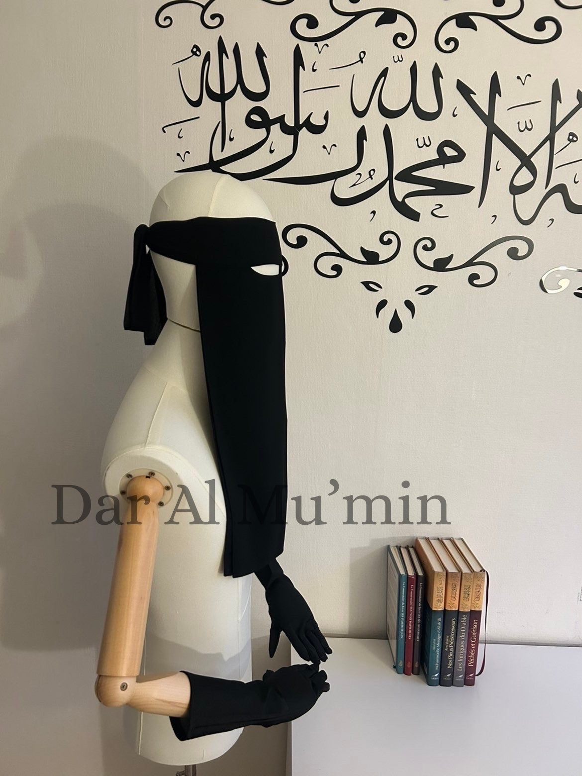 Kit Niqab Léger & Gants Courts Ultra-Tactiles