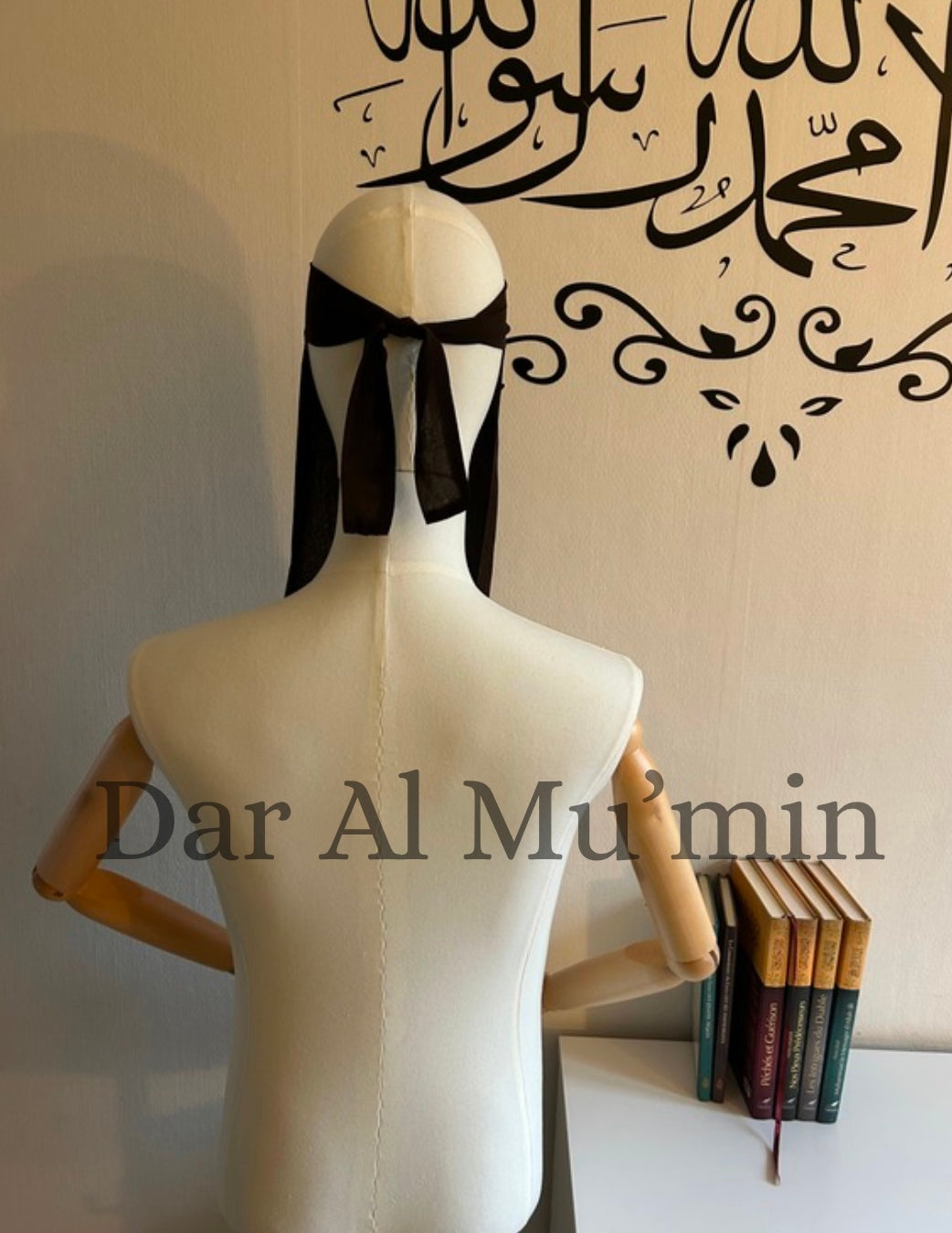 Niqab marron chocolat